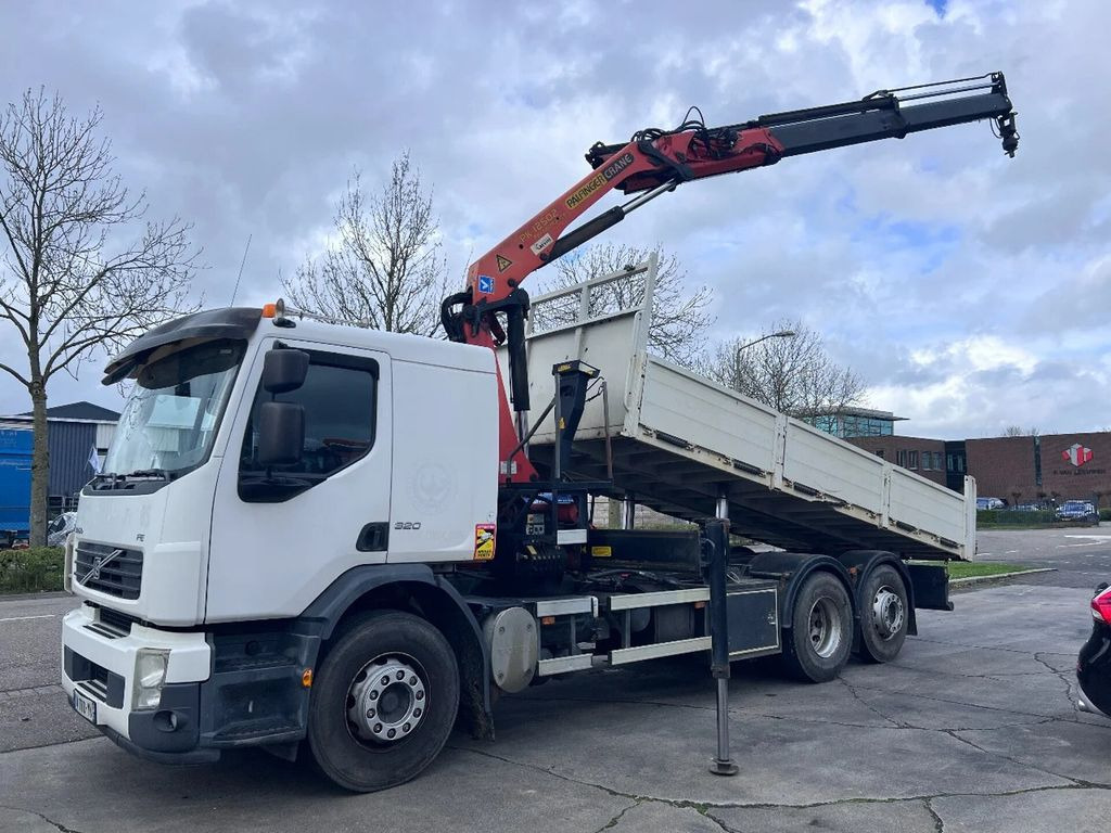 Volvo FE 320 6X2 EURO 4 + PALFINGER PK12502 + REMOTE + - Crane truck, Tipper: picture 1 Volvo FE 320 6X2 EURO 4 + PALFINGER PK12502 + REMOTE + - Crane truck, Tipper: picture 1