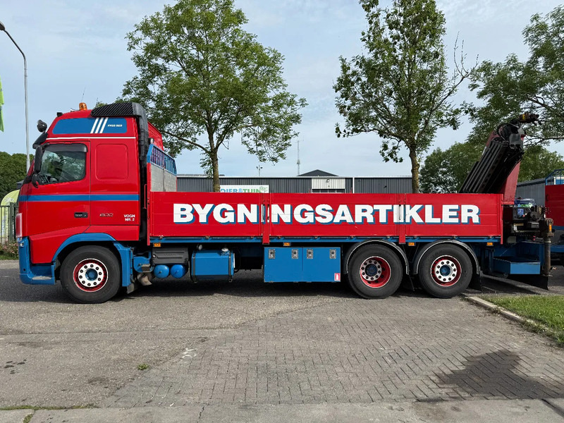 Volvo FH 600 - 6X2 - EURO 5 + HMF 2420 K5 + REMOTE - Dropside/ Flatbed truck, Crane truck: picture 5 Volvo FH 600 - 6X2 - EURO 5 + HMF 2420 K5 + REMOTE - Dropside/ Flatbed truck, Crane truck: picture 5