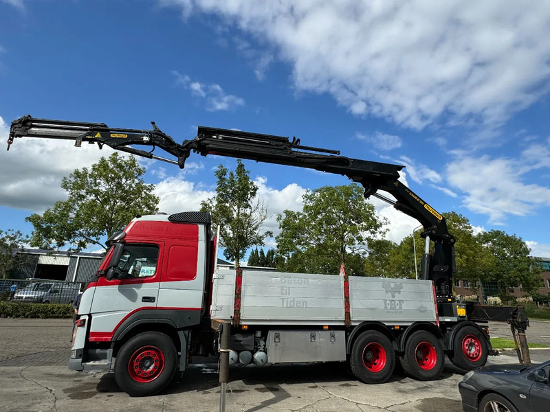 Volvo FMX 460 8X4 PALFINGER PK53002 + FLY JIP AN REMOTE CONTROLE, LAST AXEL STEERING - Dropside/ Flatbed truck, Crane truck: picture 1 Volvo FMX 460 8X4 PALFINGER PK53002 + FLY JIP AN REMOTE CONTROLE, LAST AXEL STEERING - Dropside/ Flatbed truck, Crane truck: picture 1