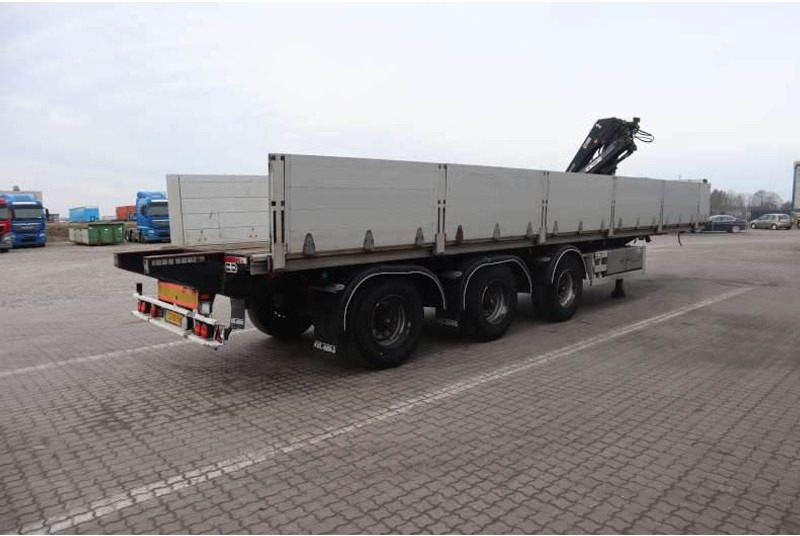 Van Hool Cranetrailer/Krantrailer/Kranauflieger - Dropside/ Flatbed semi-trailer: picture 3 Van Hool Cranetrailer/Krantrailer/Kranauflieger - Dropside/ Flatbed semi-trailer: picture 3