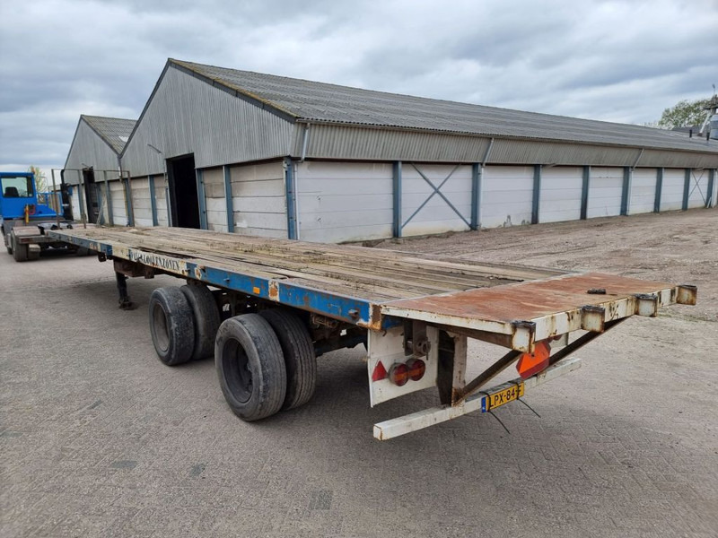 Dropside/ Flatbed semi-trailer Fruehauf STEELSPRING - Drum - 8 tyres: picture 9