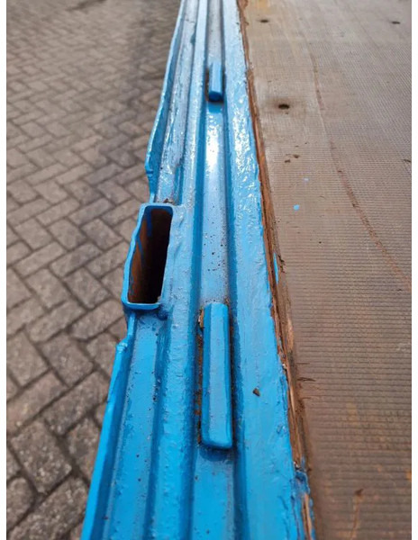 Dropside/ Flatbed trailer Van Hool 13.60 M LONG - 1 M HIGH - SUPER SINGLE TIRES - DRUM BRAKES: picture 18