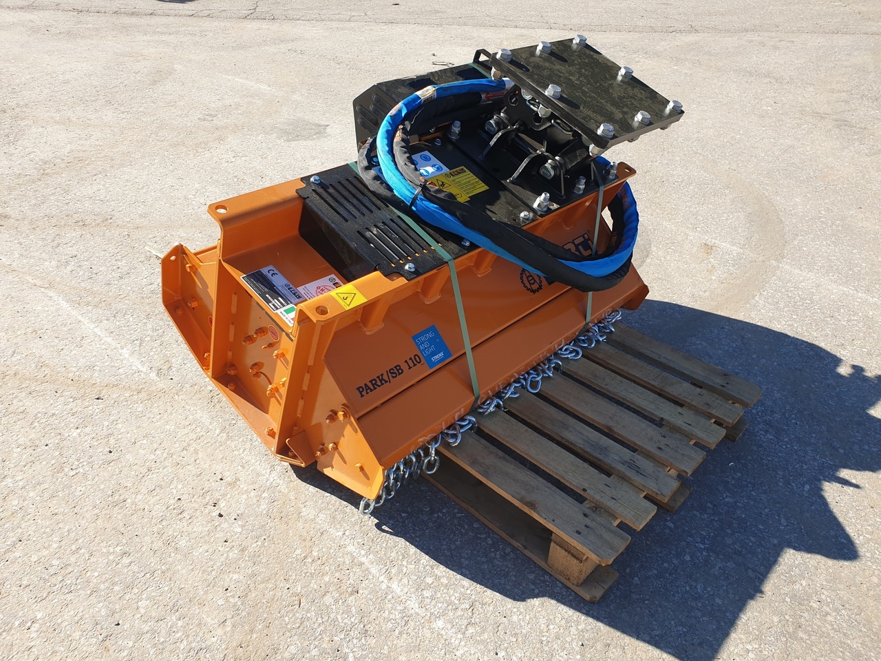 BERTI PARK/SB 110 - Hydraulic mulching head - Attachment for Excavator: picture 2 BERTI PARK/SB 110 - Hydraulic mulching head - Attachment for Excavator: picture 2