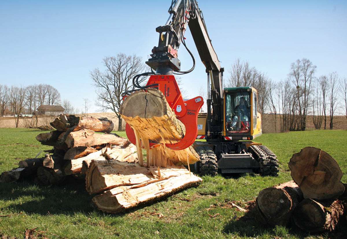 WESTTECH Woodcracker W 600 - Attachment for Mini excavator: picture 1 WESTTECH Woodcracker W 600 - Attachment for Mini excavator: picture 1