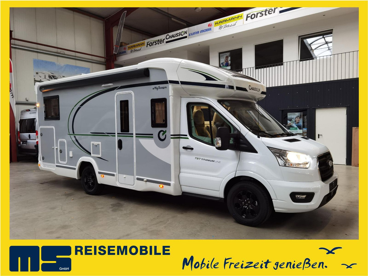 Chausson 797 TITANIUM / -2026- / 165PS-8G. / EINZELBETTEN - Semi-integrated motorhome: picture 1 Chausson 797 TITANIUM / -2026- / 165PS-8G. / EINZELBETTEN - Semi-integrated motorhome: picture 1