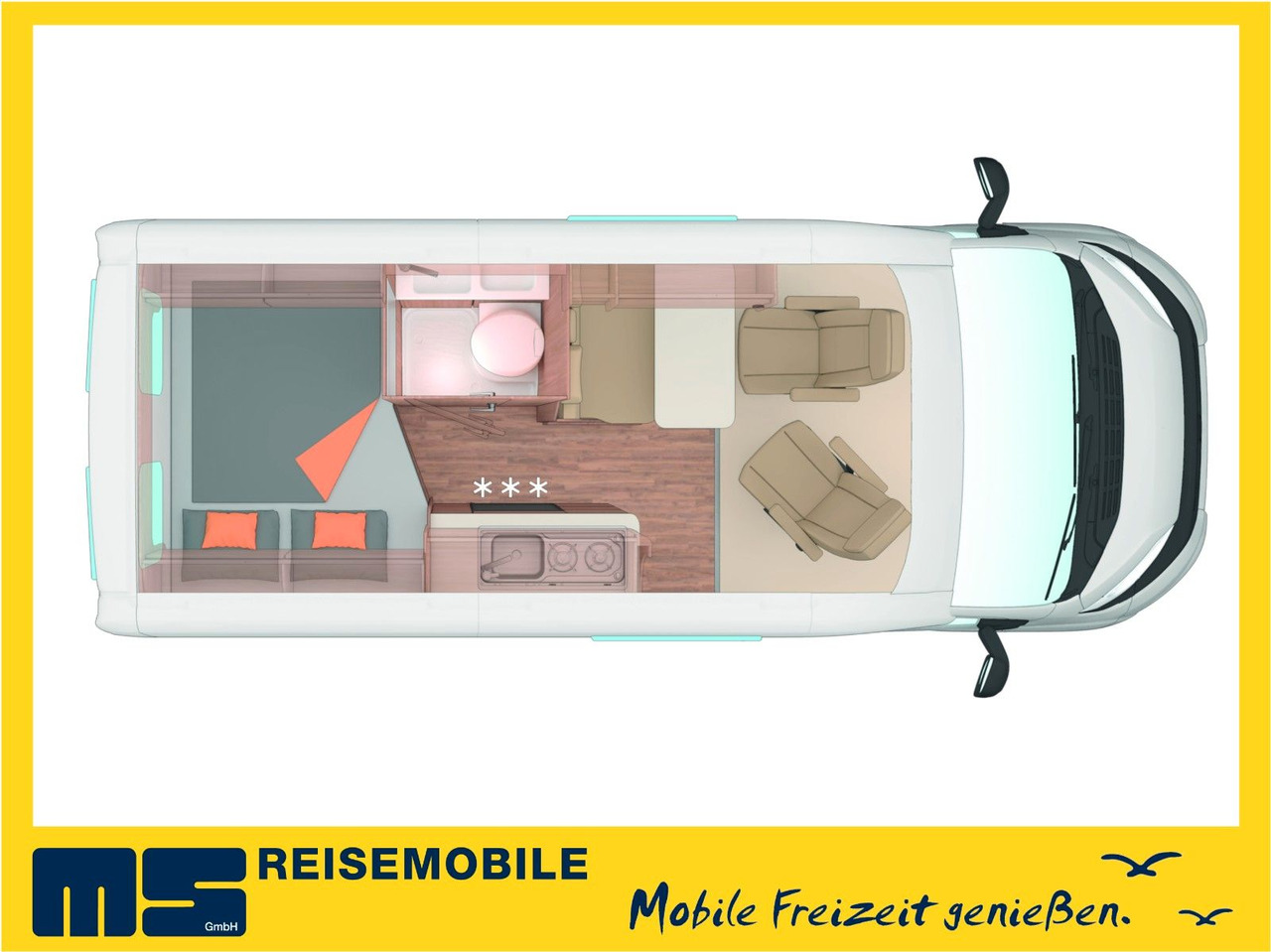 Weinsberg CARABUS GREY 540 MQ - EDITION FIRE /-2026-/140PS - Camper van: picture 2 Weinsberg CARABUS GREY 540 MQ - EDITION FIRE /-2026-/140PS - Camper van: picture 2