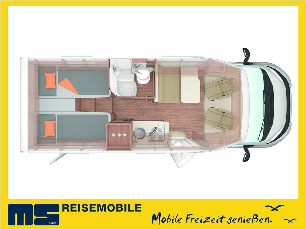 Weinsberg CARACOMPACT 600 MEG EDITION PEPPER / MODELL 2025 - Semi-integrated motorhome: picture 2 Weinsberg CARACOMPACT 600 MEG EDITION PEPPER / MODELL 2025 - Semi-integrated motorhome: picture 2