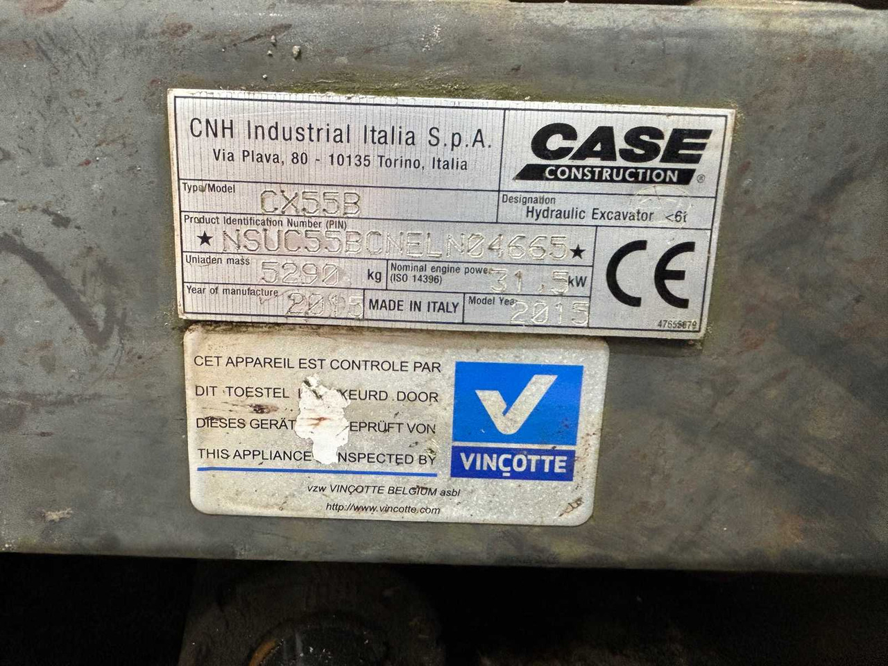 Mobile crane Case CX55B: picture 23