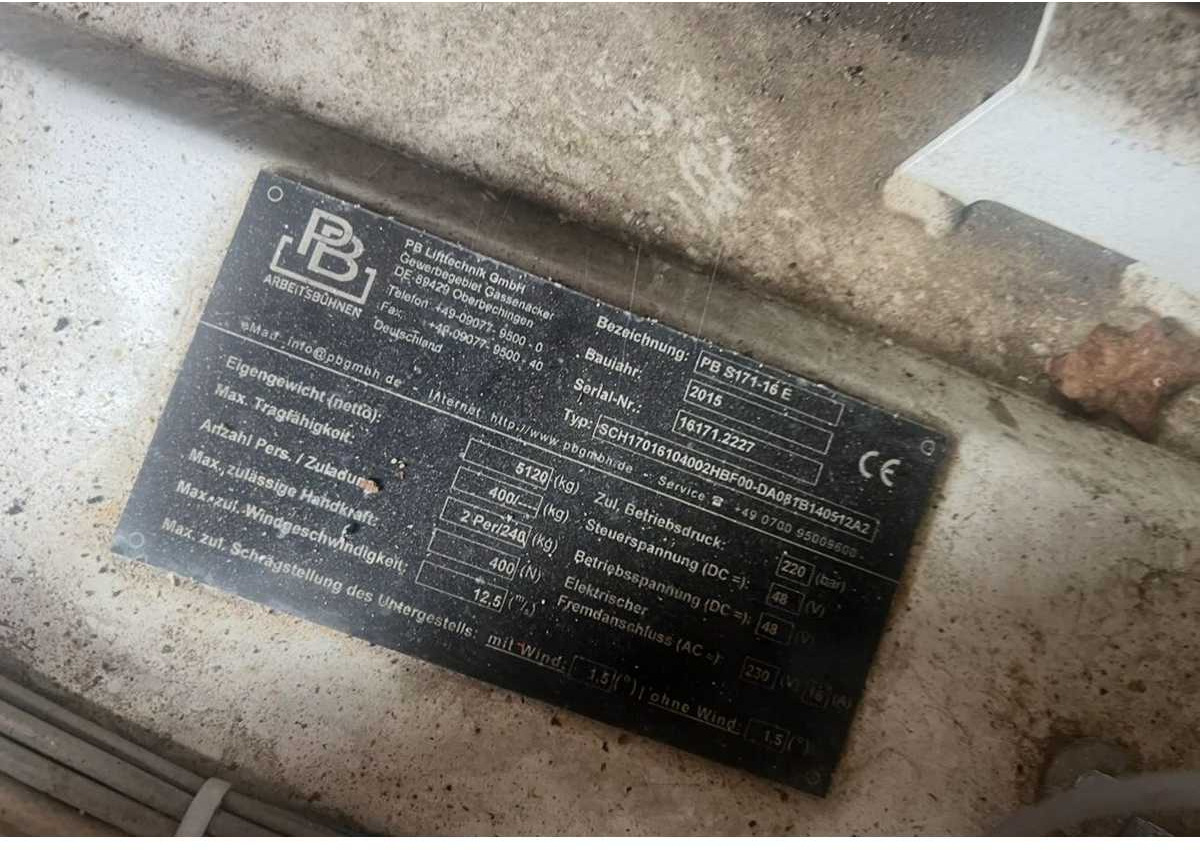 PB S171-16 E - Aerial platform: picture 5 PB S171-16 E - Aerial platform: picture 5