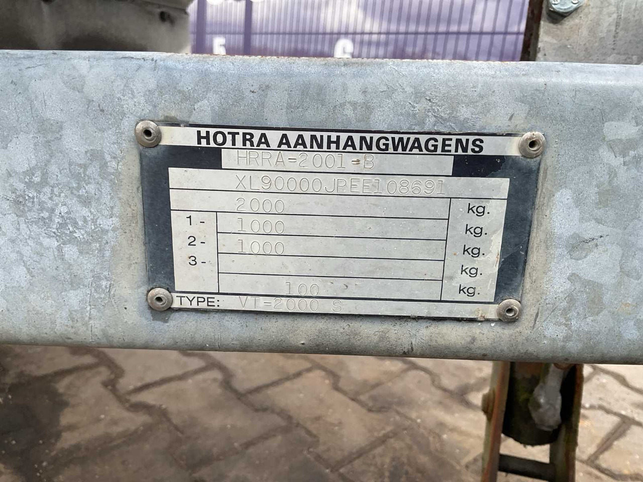 Trailer 2005 - HOTRARIJS - VT-2000S - HORSE TRAILER: picture 10
