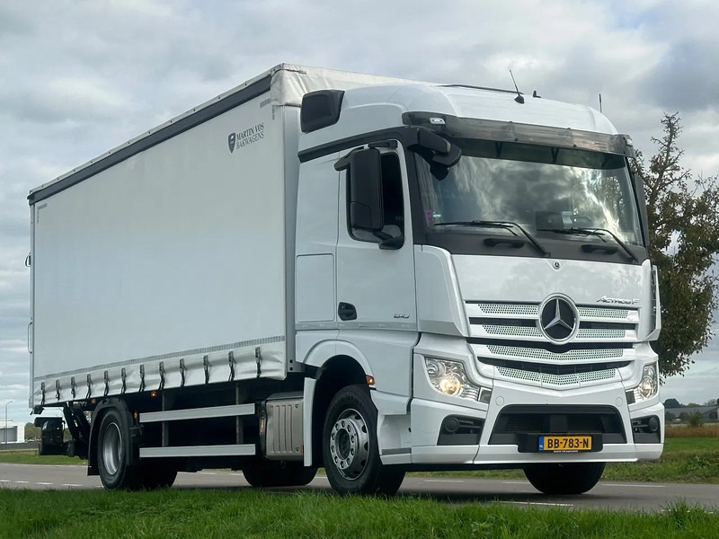 Curtainsider truck Mercedes-Benz Actros ACTROS 1843L 2022. 183432km Schuifzeil met Laadklep 2000kg: picture 14