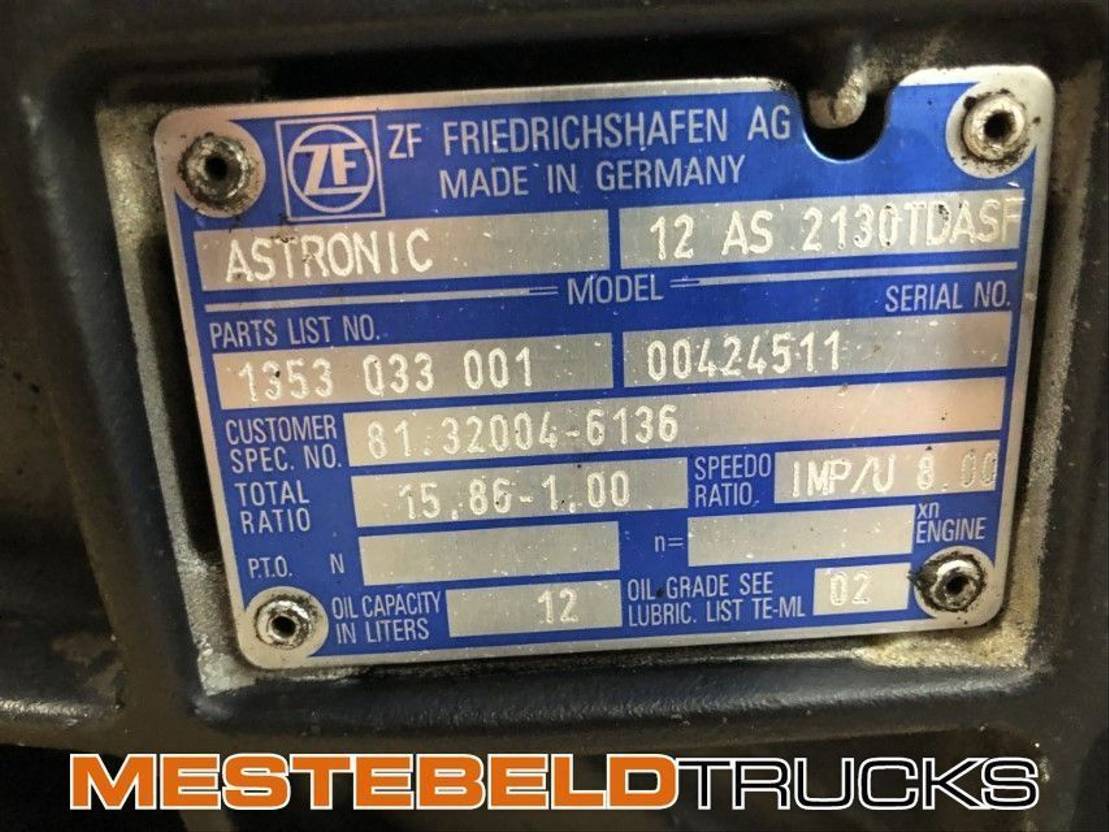 MAN Versnellingsbak 12 AS 2130 TD - Gearbox for Truck: picture 5 MAN Versnellingsbak 12 AS 2130 TD - Gearbox for Truck: picture 5