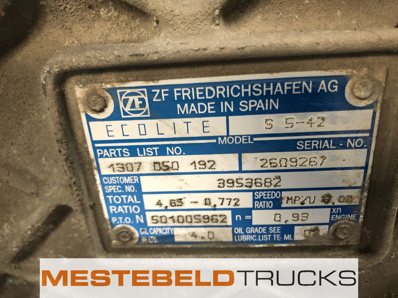 Volvo Versnellingsbak S5-42 FLC - Gearbox and parts for Truck: picture 5 Volvo Versnellingsbak S5-42 FLC - Gearbox and parts for Truck: picture 5