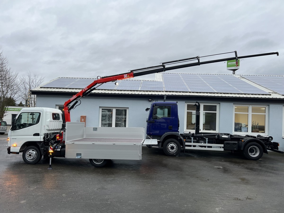 FUSO 3S15 Alu Pritsche 2.80m Ladekran Funk! sofort ve - Crane truck, Flatbed van: picture 3 FUSO 3S15 Alu Pritsche 2.80m Ladekran Funk! sofort ve - Crane truck, Flatbed van: picture 3