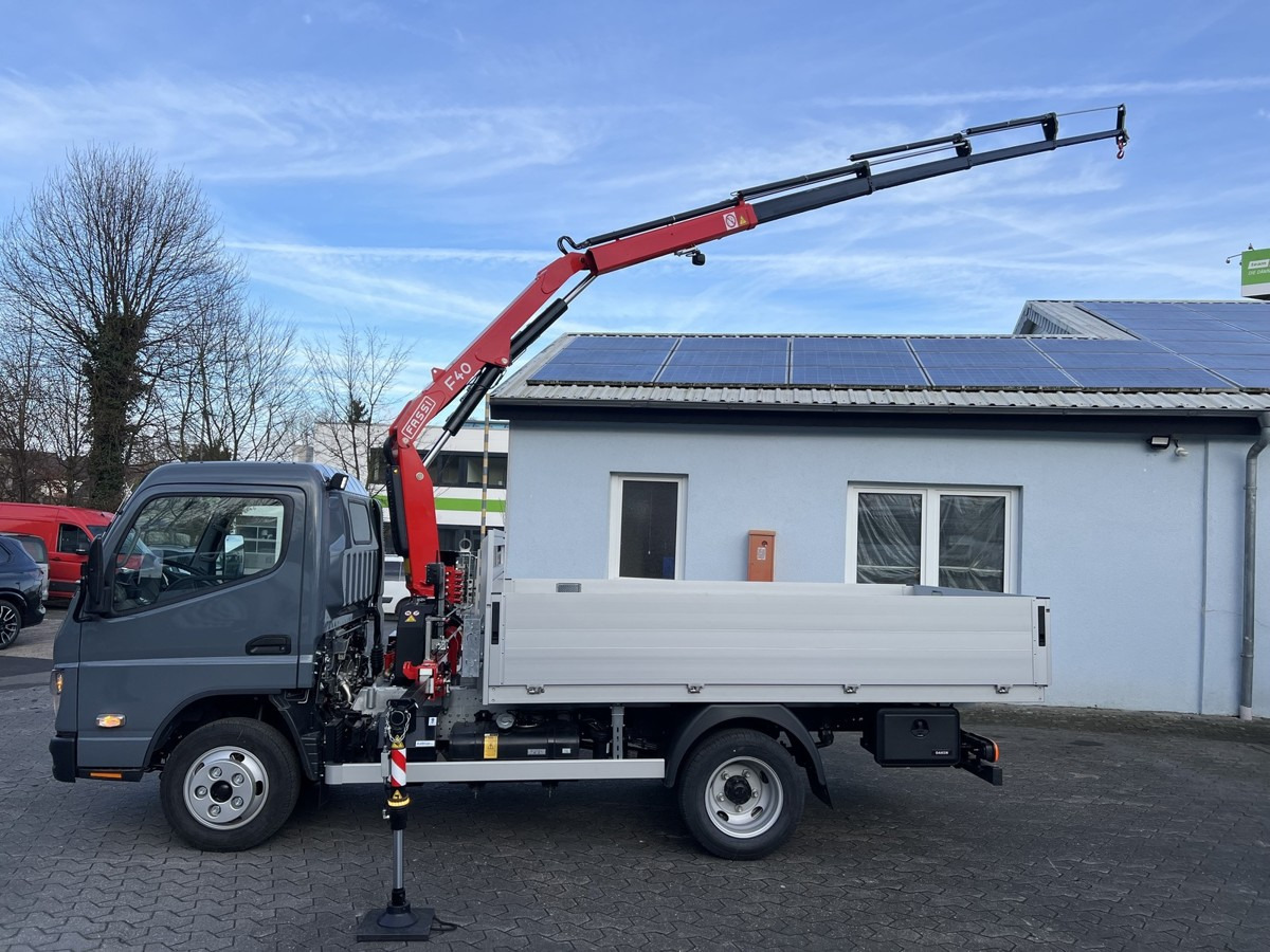 FUSO 6S15 Pritsche 3.0m Kran 4xhydr. Funk! - Crane truck, Dropside/ Flatbed truck: picture 1 FUSO 6S15 Pritsche 3.0m Kran 4xhydr. Funk! - Crane truck, Dropside/ Flatbed truck: picture 1