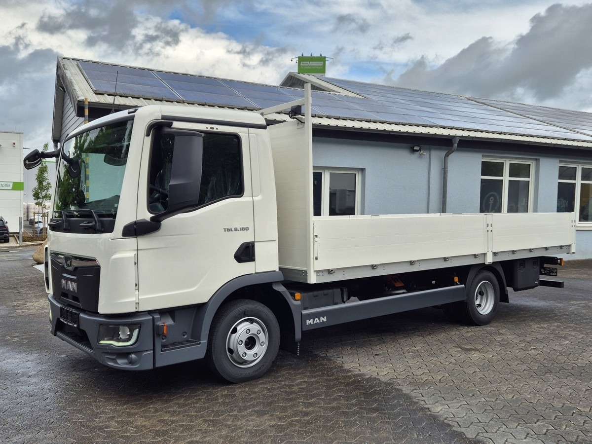 MAN TGL 8.160 BL NEU Alu Pritsche 5.5m - Flatbed van: picture 2 MAN TGL 8.160 BL NEU Alu Pritsche 5.5m - Flatbed van: picture 2