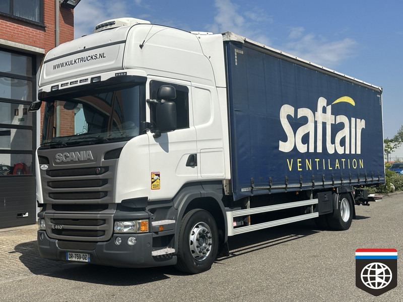 Scania R 410 Retarder / 8.1x2.5x2.65 / SLIDE ROOF / night ac / CLEAN TRUCK - Curtainsider truck: picture 2 Scania R 410 Retarder / 8.1x2.5x2.65 / SLIDE ROOF / night ac / CLEAN TRUCK - Curtainsider truck: picture 2