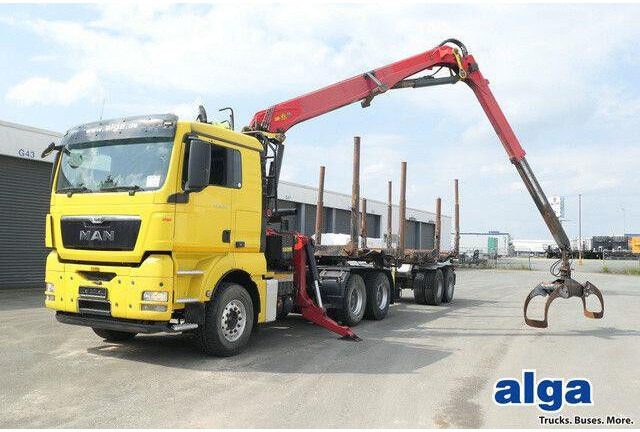 MAN 26.540 TGX 6x4, Kombizug, Huttner LNZK 20 - Log truck: picture 1 MAN 26.540 TGX 6x4, Kombizug, Huttner LNZK 20 - Log truck: picture 1