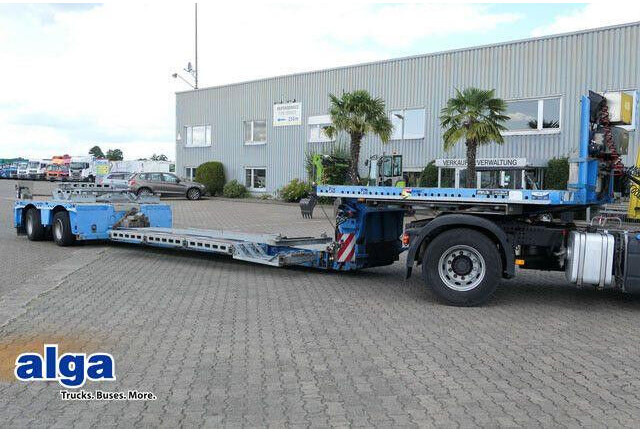 MEUSBURGER MPG 2, ausziehbar, verbreiterbar, Radmulden, BPW - Low loader semi-trailer: picture 1 MEUSBURGER MPG 2, ausziehbar, verbreiterbar, Radmulden, BPW - Low loader semi-trailer: picture 1