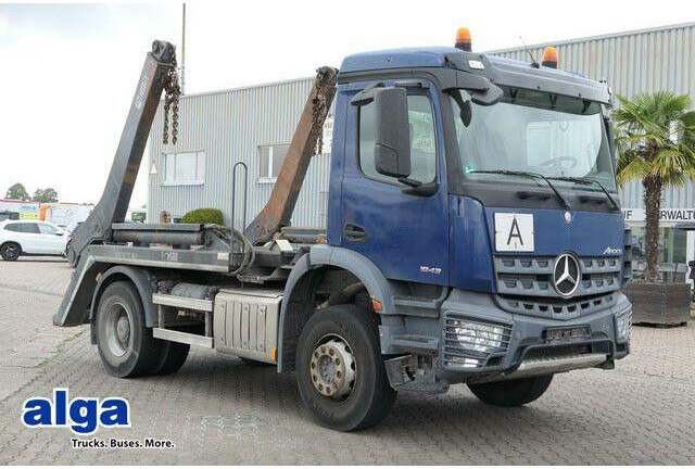 Mercedes-Benz 1832 K Arocs 4x2, Hiab SLT 140, teleskop., Klima - Cable system truck: picture 1 Mercedes-Benz 1832 K Arocs 4x2, Hiab SLT 140, teleskop., Klima - Cable system truck: picture 1