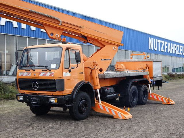 Mercedes-Benz 2222 6x4, Ruthmann, 28m. 3. Sitz - Truck mounted aerial platform: picture 2 Mercedes-Benz 2222 6x4, Ruthmann, 28m. 3. Sitz - Truck mounted aerial platform: picture 2