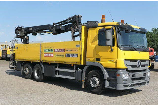 Mercedes-Benz 2536 Actros/MP3/HIAB 211DL/AHK/Klima - Dropside/ Flatbed truck: picture 3 Mercedes-Benz 2536 Actros/MP3/HIAB 211DL/AHK/Klima - Dropside/ Flatbed truck: picture 3