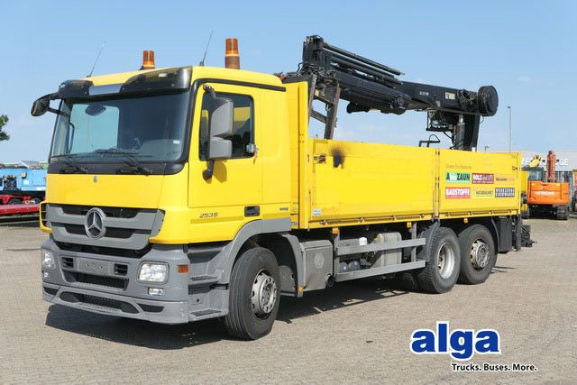 Mercedes-Benz 2536 Actros/MP3/HIAB 211DL/AHK/Klima - Dropside/ Flatbed truck, Crane truck: picture 1 Mercedes-Benz 2536 Actros/MP3/HIAB 211DL/AHK/Klima - Dropside/ Flatbed truck, Crane truck: picture 1