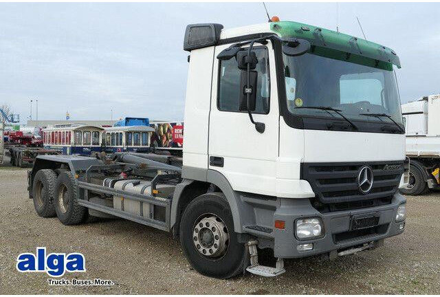 Mercedes-Benz 2641 Actros 6x4, Meiller RK20.65, 3 Pedale,Blatt - Hook lift truck: picture 1 Mercedes-Benz 2641 Actros 6x4, Meiller RK20.65, 3 Pedale,Blatt - Hook lift truck: picture 1