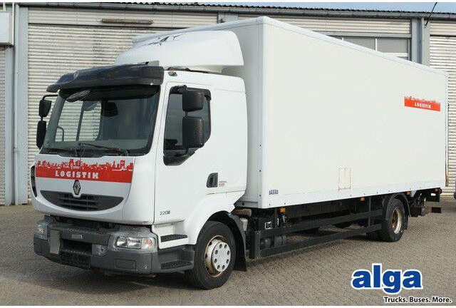 Renault Midlum 220 4x2, LBW, AHK, klima, Luftfederung - Box truck: picture 1 Renault Midlum 220 4x2, LBW, AHK, klima, Luftfederung - Box truck: picture 1
