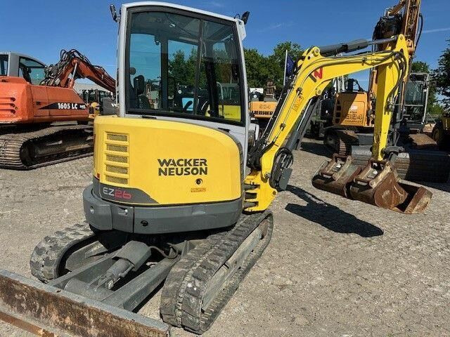 Wacker EZ 26, Hydr. S.W.S., 3x Löffel, Gummikette, TOP - Mini excavator: picture 4 Wacker EZ 26, Hydr. S.W.S., 3x Löffel, Gummikette, TOP - Mini excavator: picture 4
