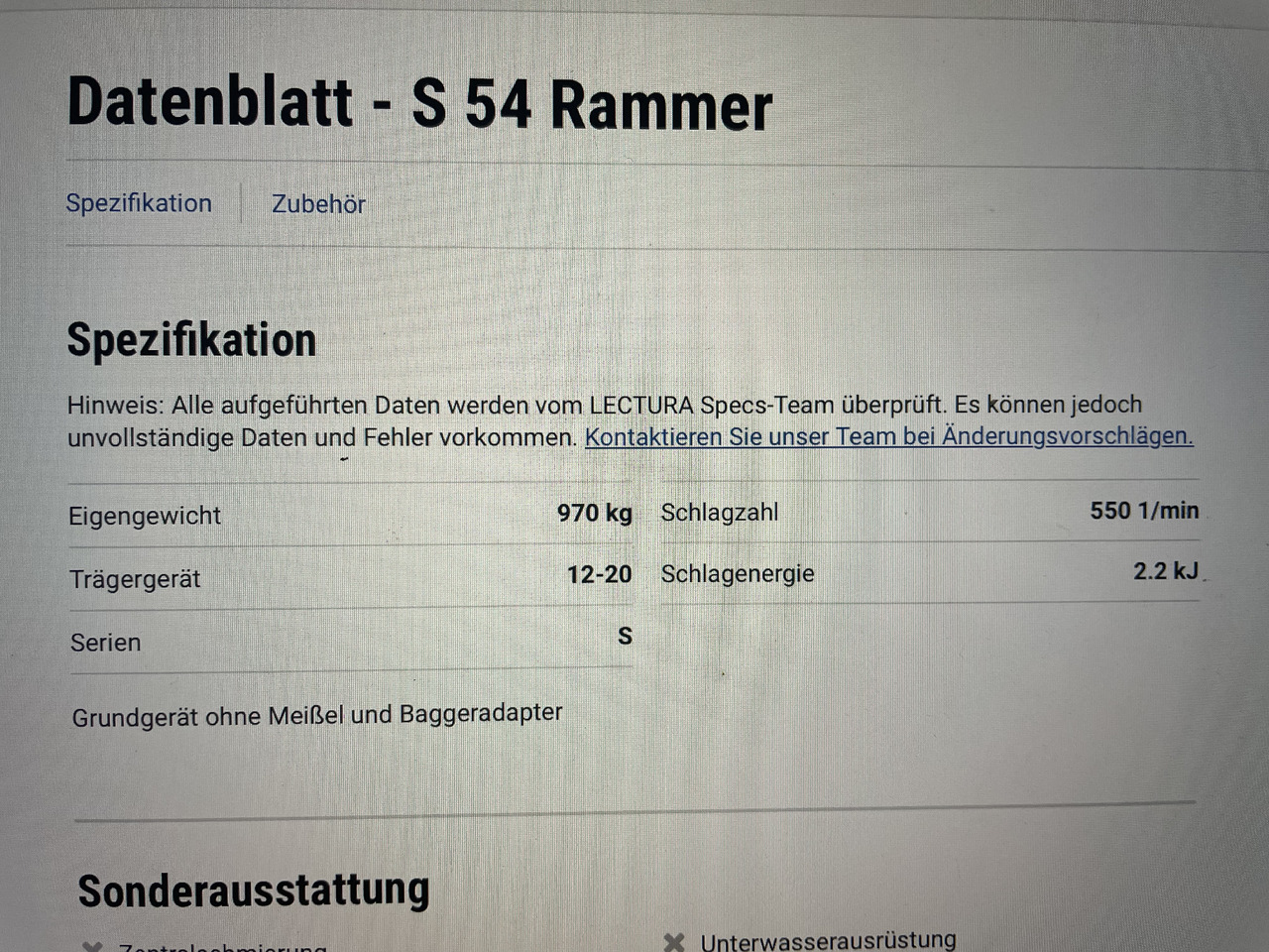 Rammer S54 - Hydraulic hammer for Crawler excavator: picture 4 Rammer S54 - Hydraulic hammer for Crawler excavator: picture 4