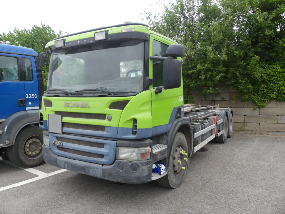 REF:1290 - Camion porte container Scania PRT (2005-529.990 km) - Container transporter/ Swap body truck: picture 1 REF:1290 - Camion porte container Scania PRT (2005-529.990 km) - Container transporter/ Swap body truck: picture 1