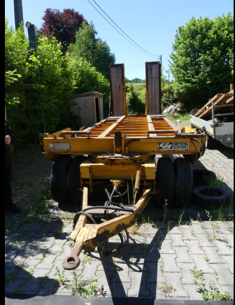 Remorque porte engin Gheysen&Verpoort R2818B - Autotransporter trailer: picture 1 Remorque porte engin Gheysen&Verpoort R2818B - Autotransporter trailer: picture 1