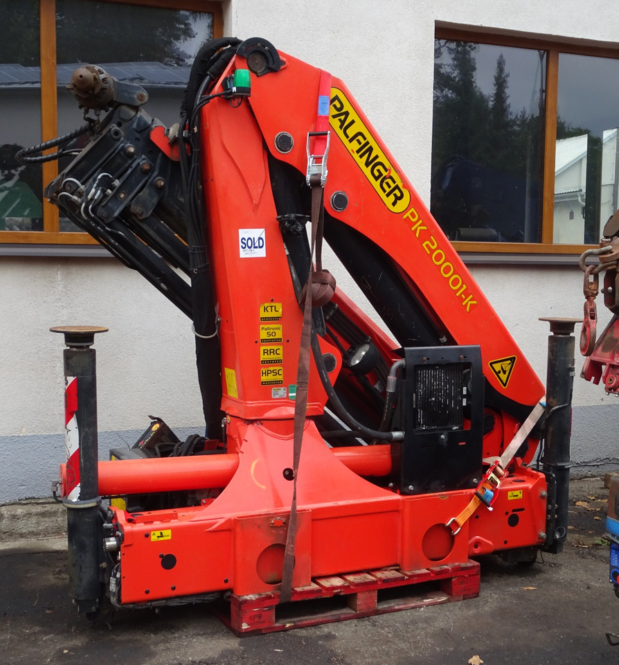 PALFINGER PK 20001 K C crane, year 2015, remote control, extra functions - Loader crane: picture 1 PALFINGER PK 20001 K C crane, year 2015, remote control, extra functions - Loader crane: picture 1