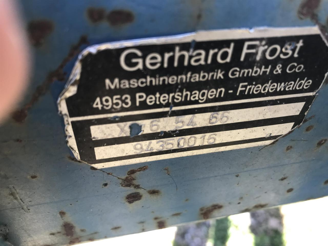 Frost 6/54 - Disc harrow: picture 5 Frost 6/54 - Disc harrow: picture 5