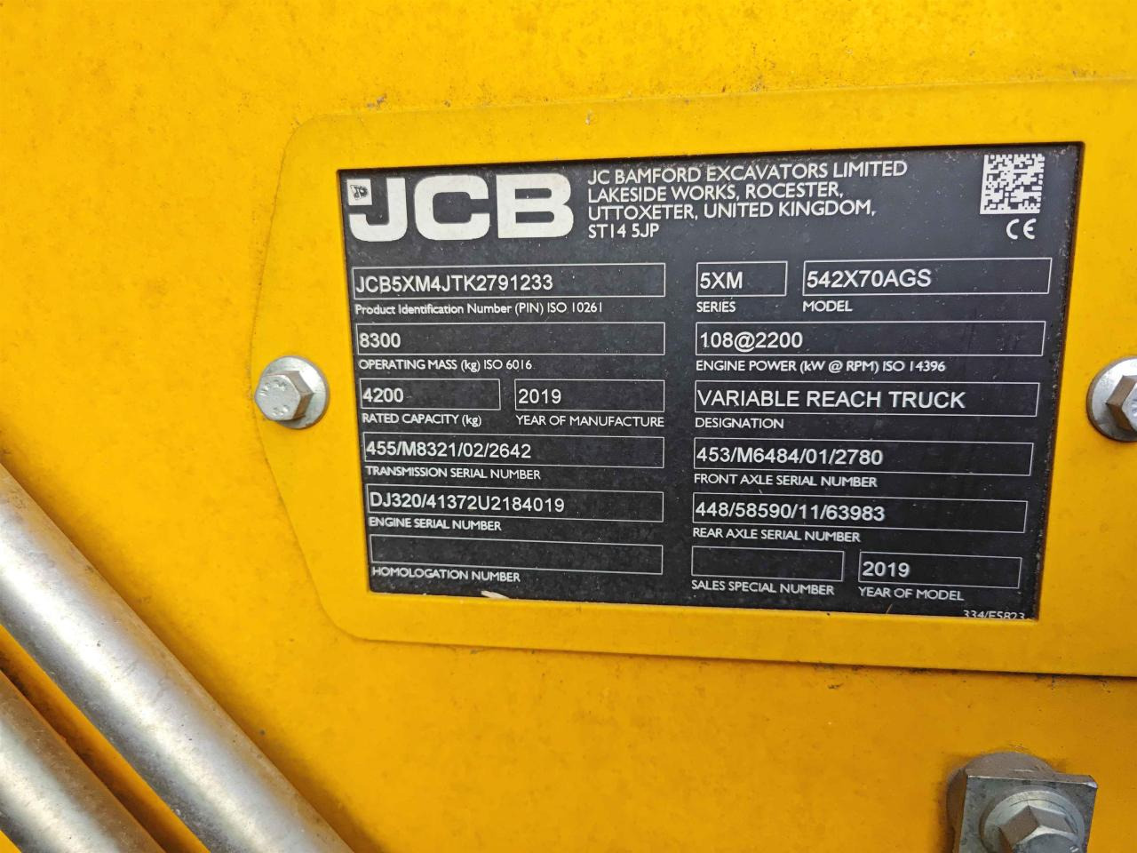 JCB 542-70 - Telescopic handler: picture 4 JCB 542-70 - Telescopic handler: picture 4