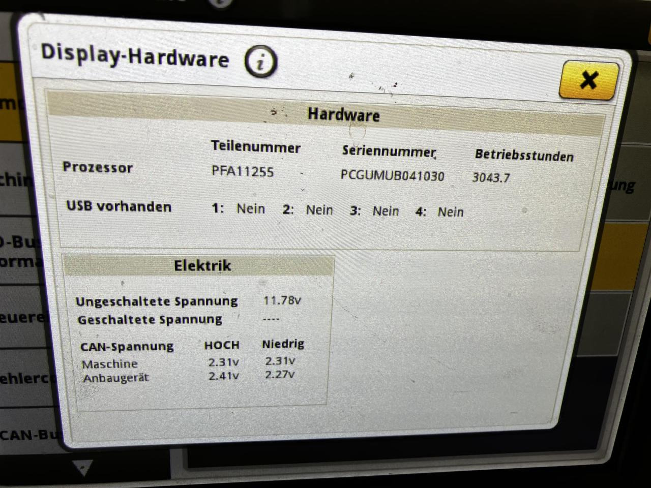 John Deere 4240 Display - Navigation system for Agricultural machinery: picture 2 John Deere 4240 Display - Navigation system for Agricultural machinery: picture 2