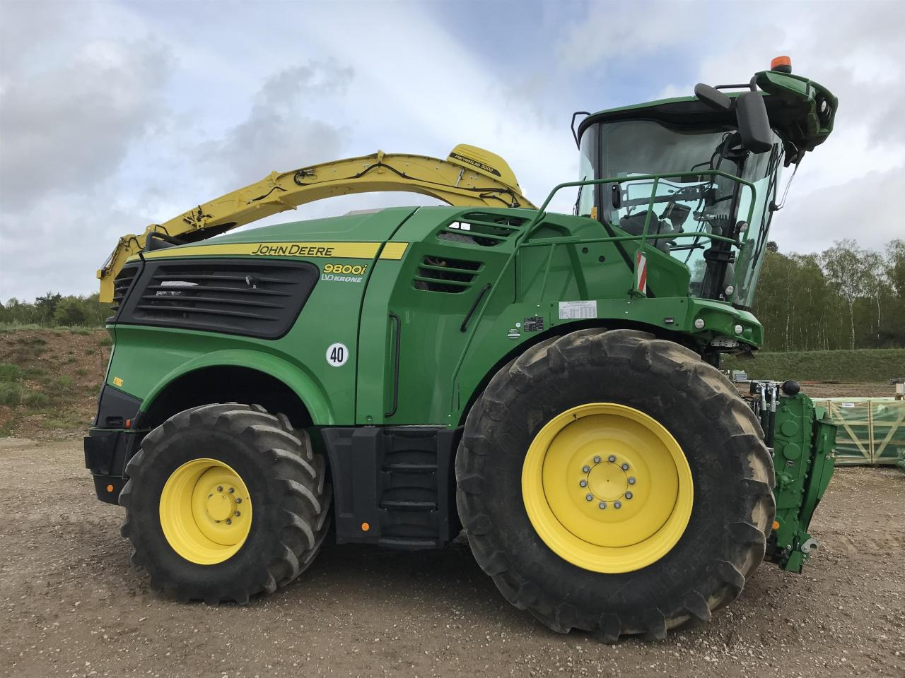 John Deere 9800i - Forage harvester: picture 1 John Deere 9800i - Forage harvester: picture 1