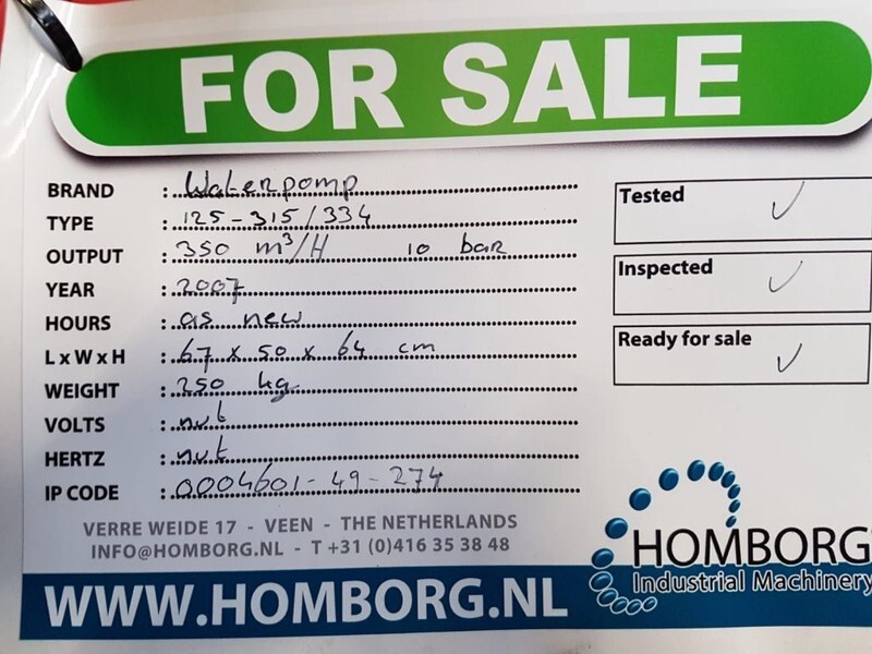 Chaud-Froid-Industrie KSB 125-315 / 334 Waterpomp 350 m3 / h 10 Bar Ex emergency - Water pump: picture 4 Chaud-Froid-Industrie KSB 125-315 / 334 Waterpomp 350 m3 / h 10 Bar Ex emergency - Water pump: picture 4