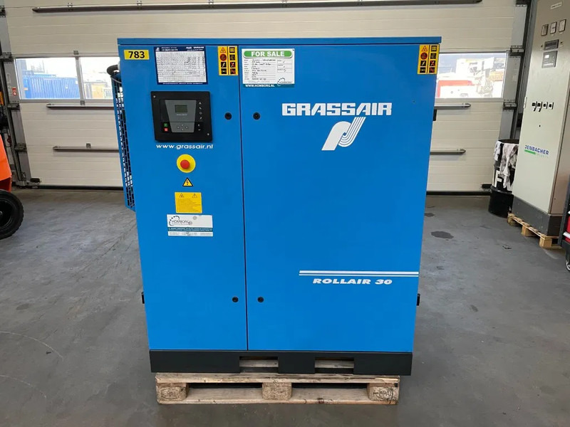Grassair RLR30B G10 elektrische schroefcompressor 22 KW, 3.000L/min. 10Bar - Air compressor: picture 1 Grassair RLR30B G10 elektrische schroefcompressor 22 KW, 3.000L/min. 10Bar - Air compressor: picture 1