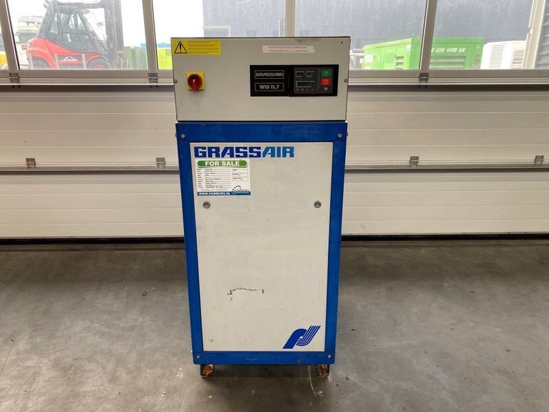 Grassair WIS 11.7 Silent 4 kW 550 L / min 12 Bar Schroefcompressor - Air compressor: picture 1 Grassair WIS 11.7 Silent 4 kW 550 L / min 12 Bar Schroefcompressor - Air compressor: picture 1