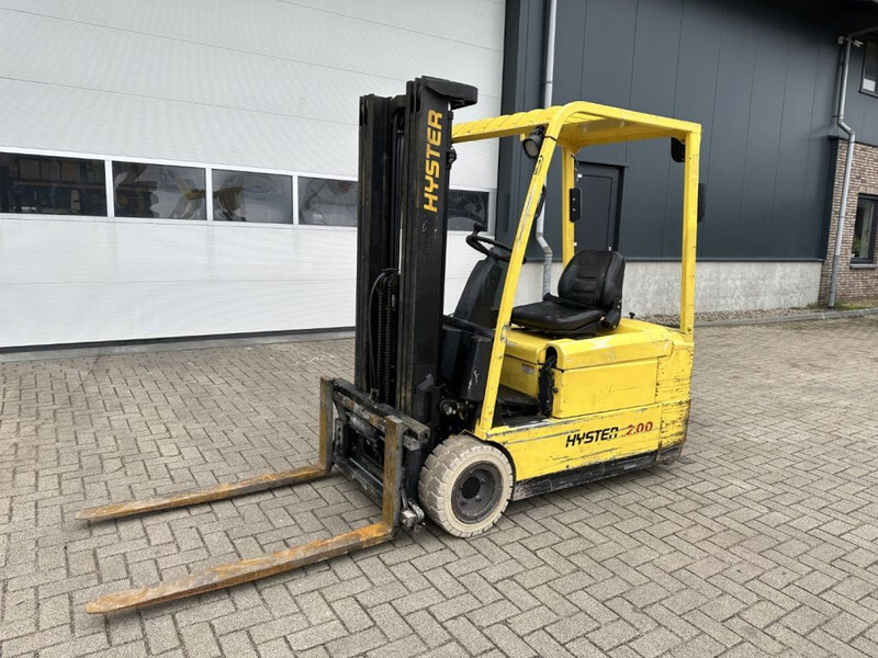Electric forklift Hyster J2.00XMI 2 ton Triplex Freelift Sideshift Elektra Heftruck accu 2012: picture 10