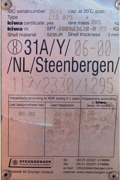 Kiwa IBC Steenbergen 750 liter Dieseltank met handpomp - Storage tank: picture 4 Kiwa IBC Steenbergen 750 liter Dieseltank met handpomp - Storage tank: picture 4