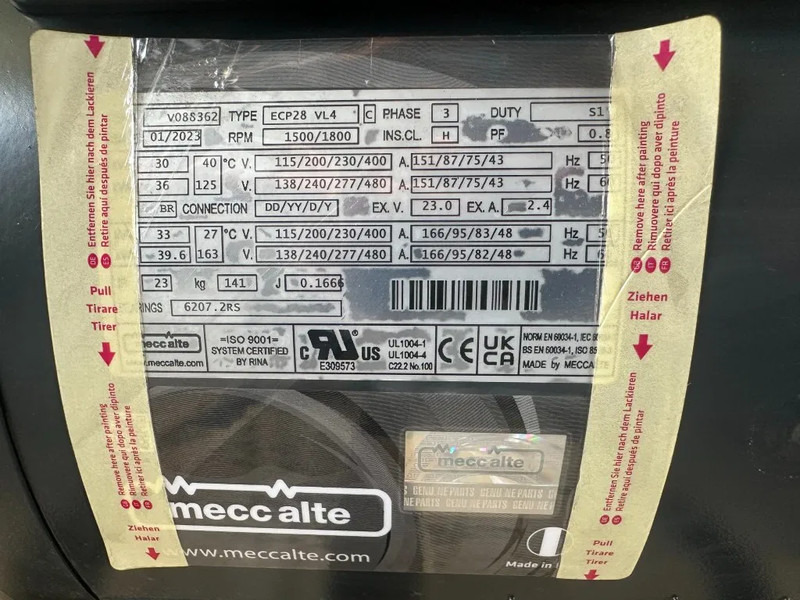 MECC ALTE SPA ECP 28 VL4 Alternator 30 kVA Generatordeel Overstock New ! - Generator set: picture 3 MECC ALTE SPA ECP 28 VL4 Alternator 30 kVA Generatordeel Overstock New ! - Generator set: picture 3