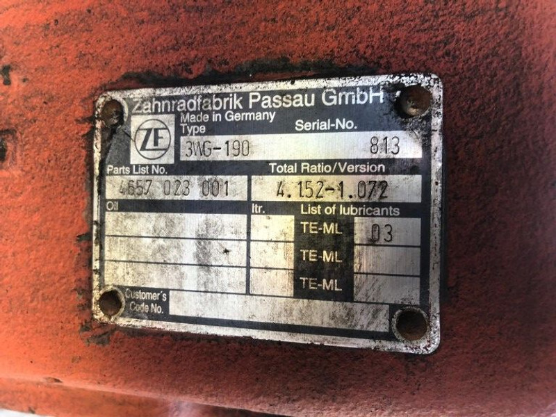 Engine Sisu Valmet Diesel 74.234 ETA 181 HP diesel enine with ZF gearbox: picture 7