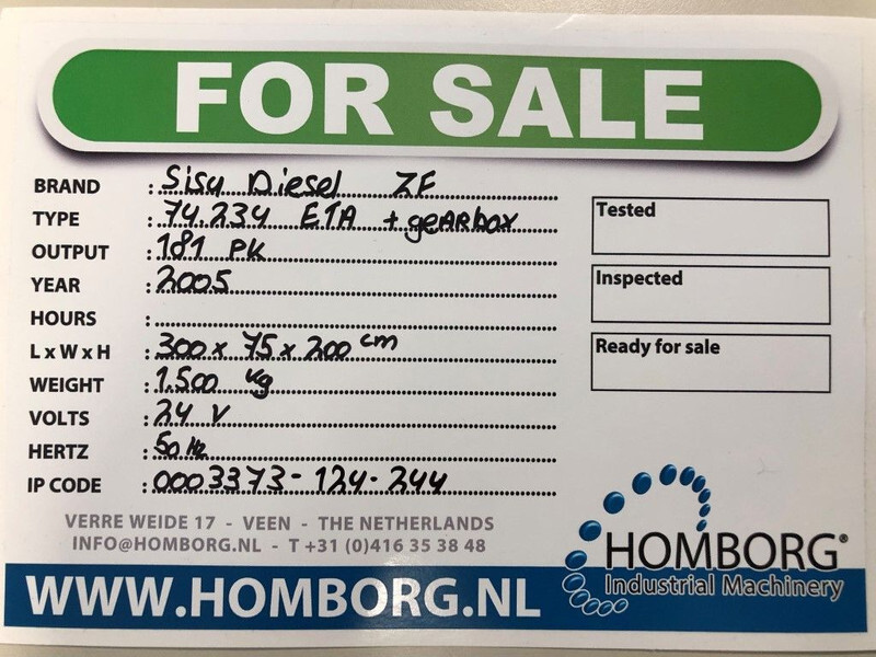 Engine Sisu Valmet Diesel 74.234 ETA 181 HP diesel enine with ZF gearbox: picture 18