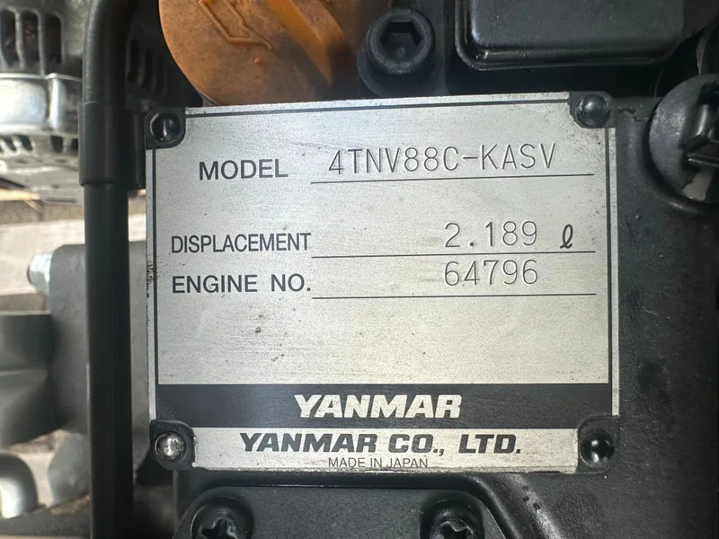 Yanmar 4TNV88C - KASV Stage 5 motor 48 PK Stage V New ! - Engine for Material handling equipment: picture 4 Yanmar 4TNV88C - KASV Stage 5 motor 48 PK Stage V New ! - Engine for Material handling equipment: picture 4