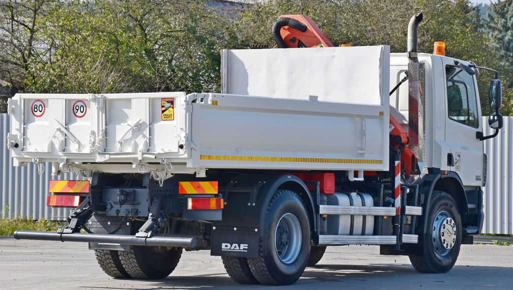 Tipper, Crane truck DAF CF 75.310 Kipper 4,30 m + KRAN * TOPZUSTAND: picture 7