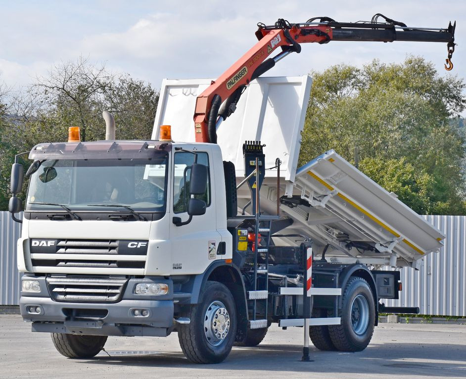 DAF CF 75.310 Kipper 4,30 m + KRAN * TOPZUSTAND - Tipper, Crane truck: picture 3 DAF CF 75.310 Kipper 4,30 m + KRAN * TOPZUSTAND - Tipper, Crane truck: picture 3