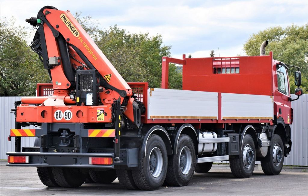 Crane truck DAF CF 85.410 Pritsche 6,80m + KRAN / FUNK/8x4: picture 7